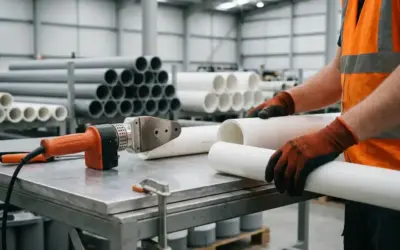 Wie funktioniert die Verlegung von thermoplastischen Kunststoffrohren?