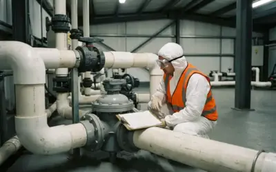 Was gehört zu einem Wartungsplan für industrielle Rohrleitungsanlagen?