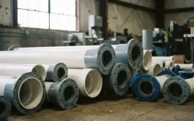 Welche PVC-Rohrgrößen eignen sich für Druckleitungen in der Industrie?
